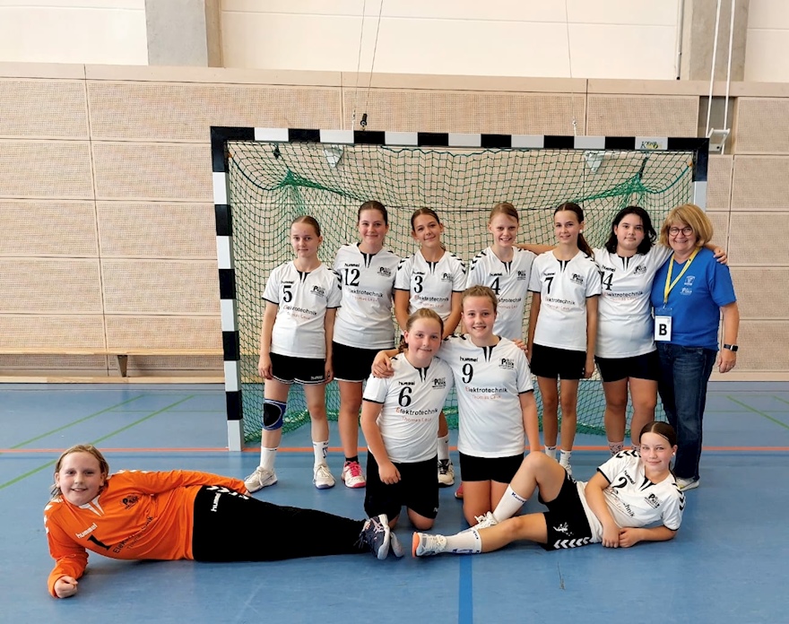 Weibliche D1 Mannschaftsbild